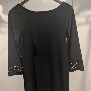 Laundry Shelly Segal size 0 black cocktail dress